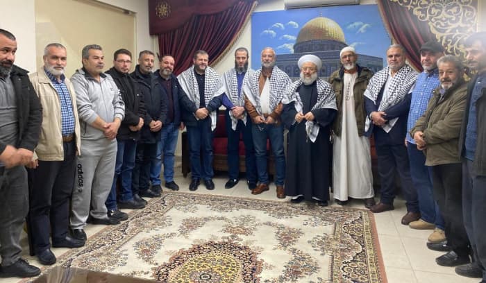 الشيخ حمود استقبل وفدا من لجان الأحياء في مخيم عين الحلوة