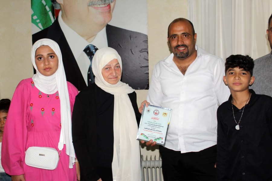 بهية الحريري تستقبل وفد الإتحاد الفلسطيني للملاكمة برئاسة محمد الشرقاوي