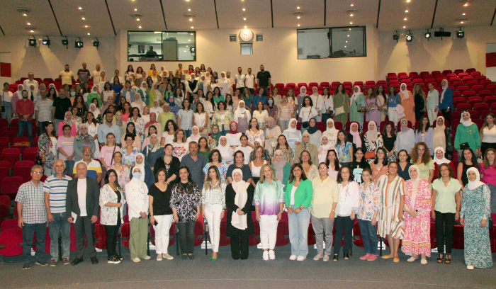 بهية الحريري أطلقت العام الدراسي في "ثانوية رفيق الحريري"