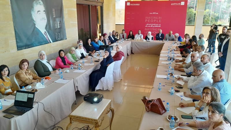 بهية الحريري أعلنت عن "منحة مؤسسة الحريري" لطلاب الرسمي والخاص وعن خطة لتطوير "الشبكة المدرسية" ومشاريع تربوية وبيئية