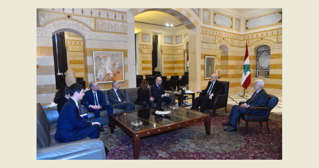ماغرو من السرايا: اللقاء متابعة لزيارة سيجورنيه وطرحنا أفكارنا عن الوضع في جنوب لبنان