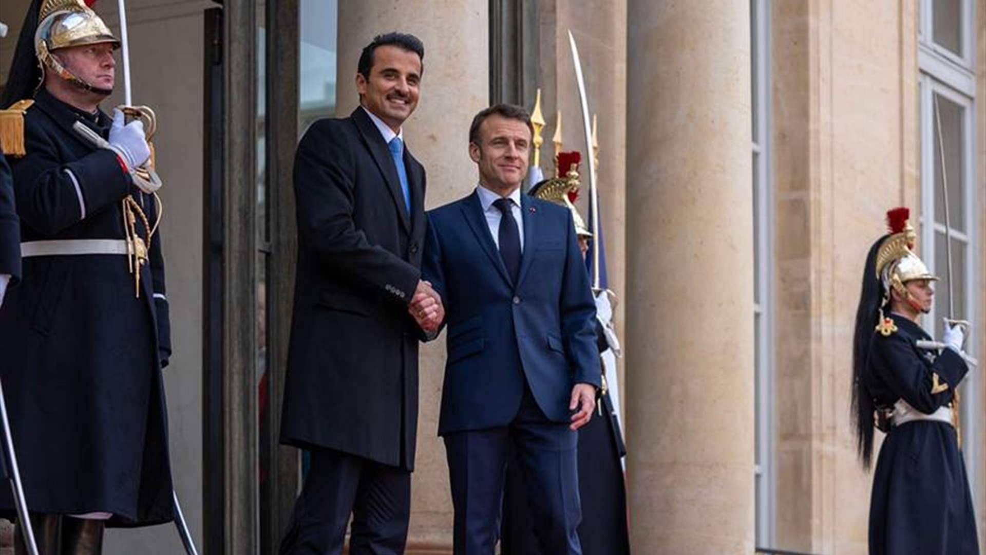 بالفيديو : بيان قطري فرنسي: تشديد على الحاجة الماسة لانتخاب رئيس في لبنان