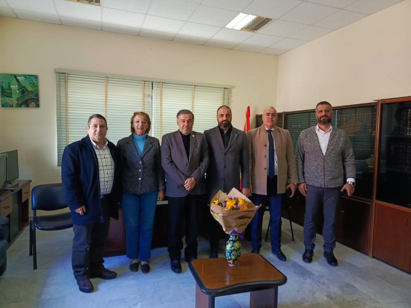 منسق المستقبل في الجنوب جال على مدراء كليات الجامعة اللبنانية في صيدا