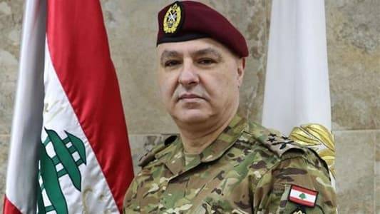 قائد الجيش في عيد الأمّ: قلبك عليّي وقلبي عالوطن