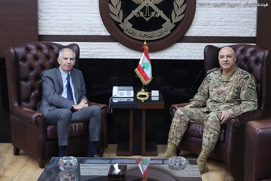 استقبالات العماد قائد الجيش