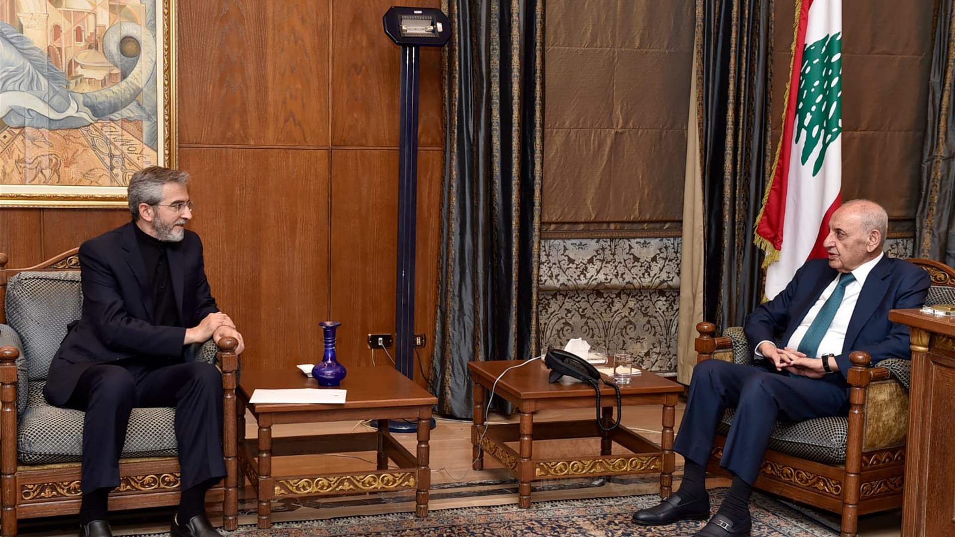 بري يبحث تطورات الاوضاع في لبنان والمنطقة مع وزير الخارجية الايرانية