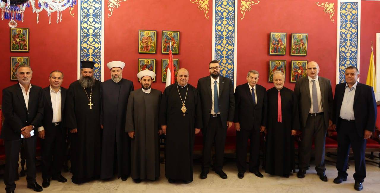 إستقبال بقاعي لأمين عام "المستقبل" في مطرانية سيدة النجاة: عودة الحريري ضرورة وطنية