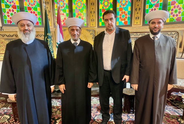 سماحة المفتي يستقبل النائب وليد البعريني ومفتي عكار