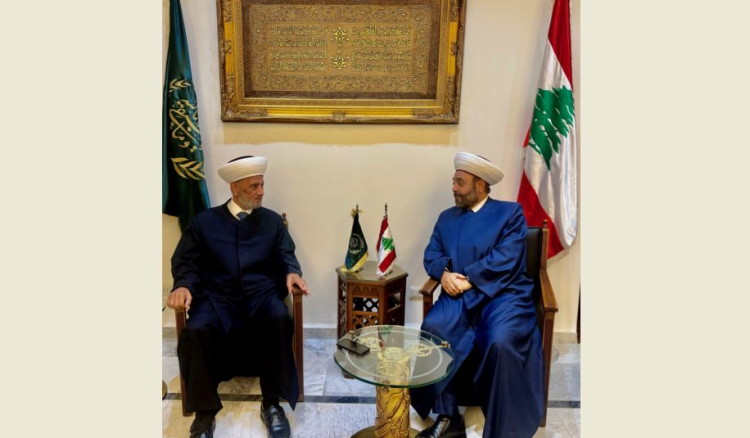 دريان استقبل القاضي عريمط بعد تلقيه علاجاً في الامارات