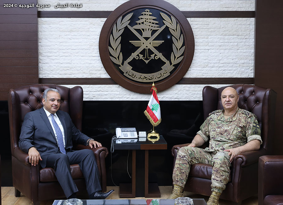 استقبالات العماد قائد الجيش