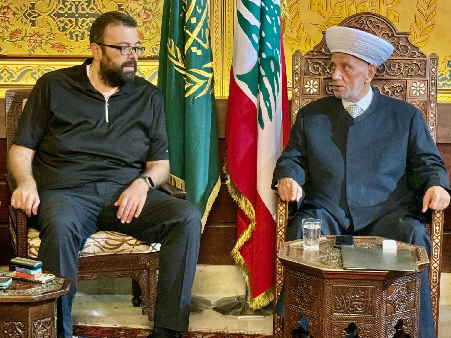 مفتي الجمهورية اللبنانية يستقبل الأمين العام لتيار المستقبل