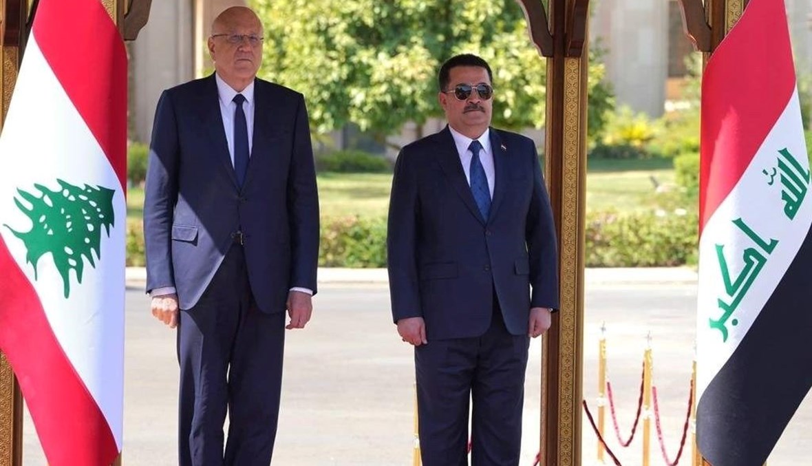 بالفيديو والصور : مراسم الاستقبال الرسمي لرئيس الوزراء اللبناني من قبل رئيس مجلس الوزراء في القصر الحكومي ببغداد