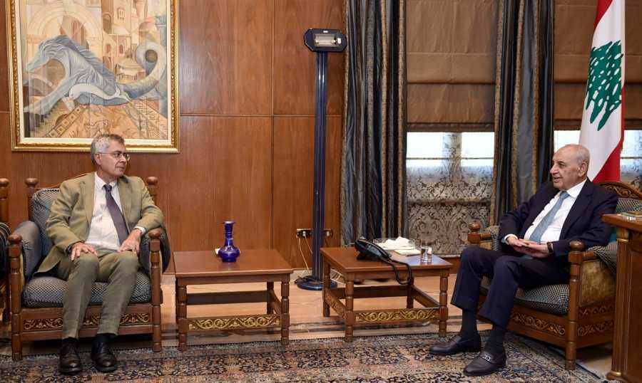 بري يلتقي سفراء البرازيل بلجيكا وفنزويلا