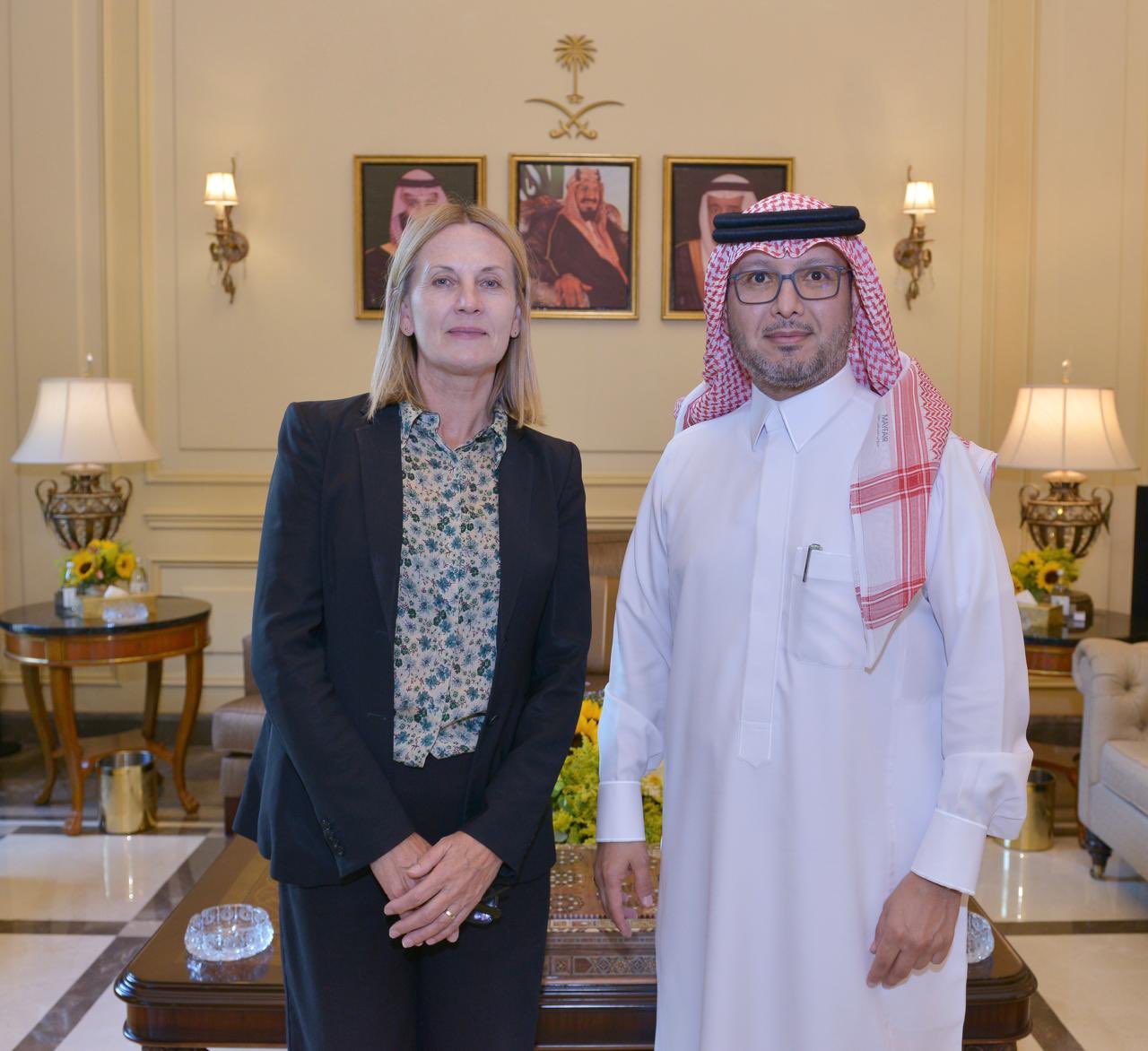 البخاري يلتقي سفيرة النرويج