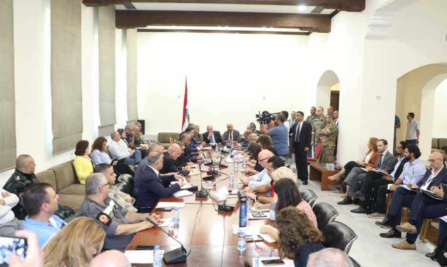 اجتماع لـ"لجنة تنسيق عمليات مواجهة الكوارث والأزمات".. هذا ما تمّ بحثه