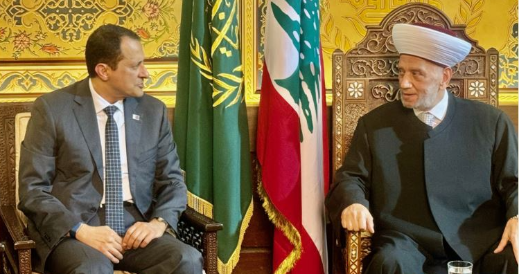 دريان يلتقي السفير القطري:ليس غريبا على دولة قطر وقوفها الدائم الى جانب لبنان