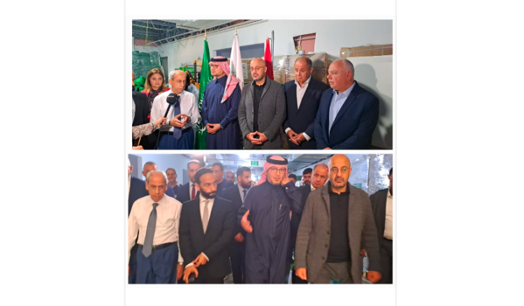اللواء خير والبخاري يتفقدان مستودعات المساعدات السعودية في البيال
