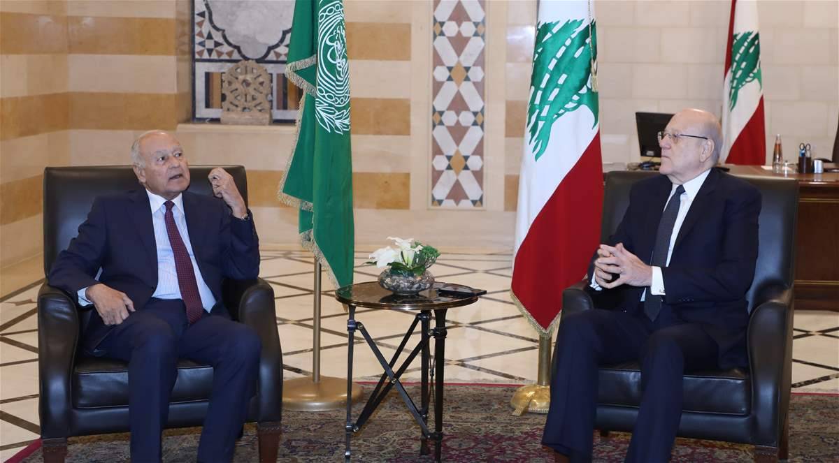 أبو الغيط من السراي: لبنان أمام إنطلاقة جديدة
