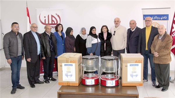 "روتاري صيدا" قدم مدافىء منزلية لعائلات ترعاها جمعية "أهلنا"