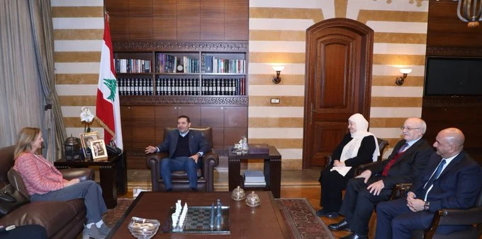بالفيديو : الحريري يلتقي السفيرة الأميركية في بيت الوسط