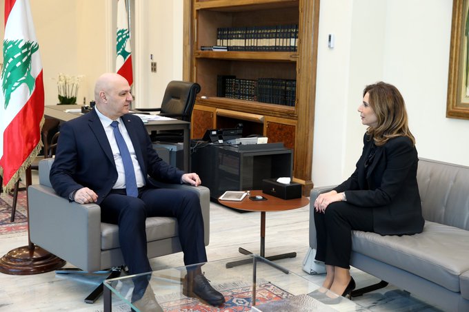 رئيس الجمهورية يستقبل سفيرة لبنان في قبرص