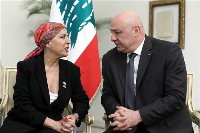 الرئيس عون واللبنانية الأولى كرما الإعلامية هدى شديد