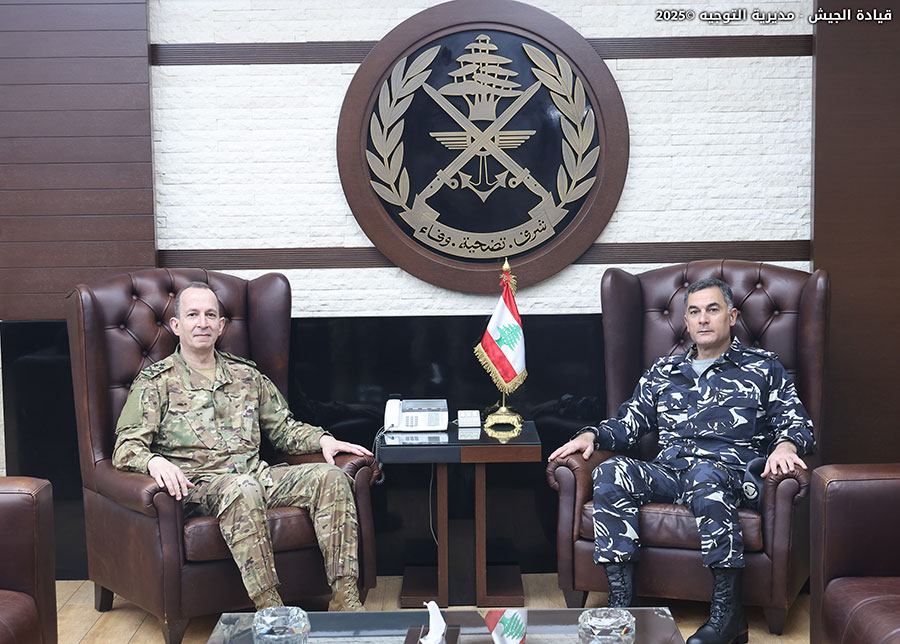 استقبالات العماد قائد الجيش