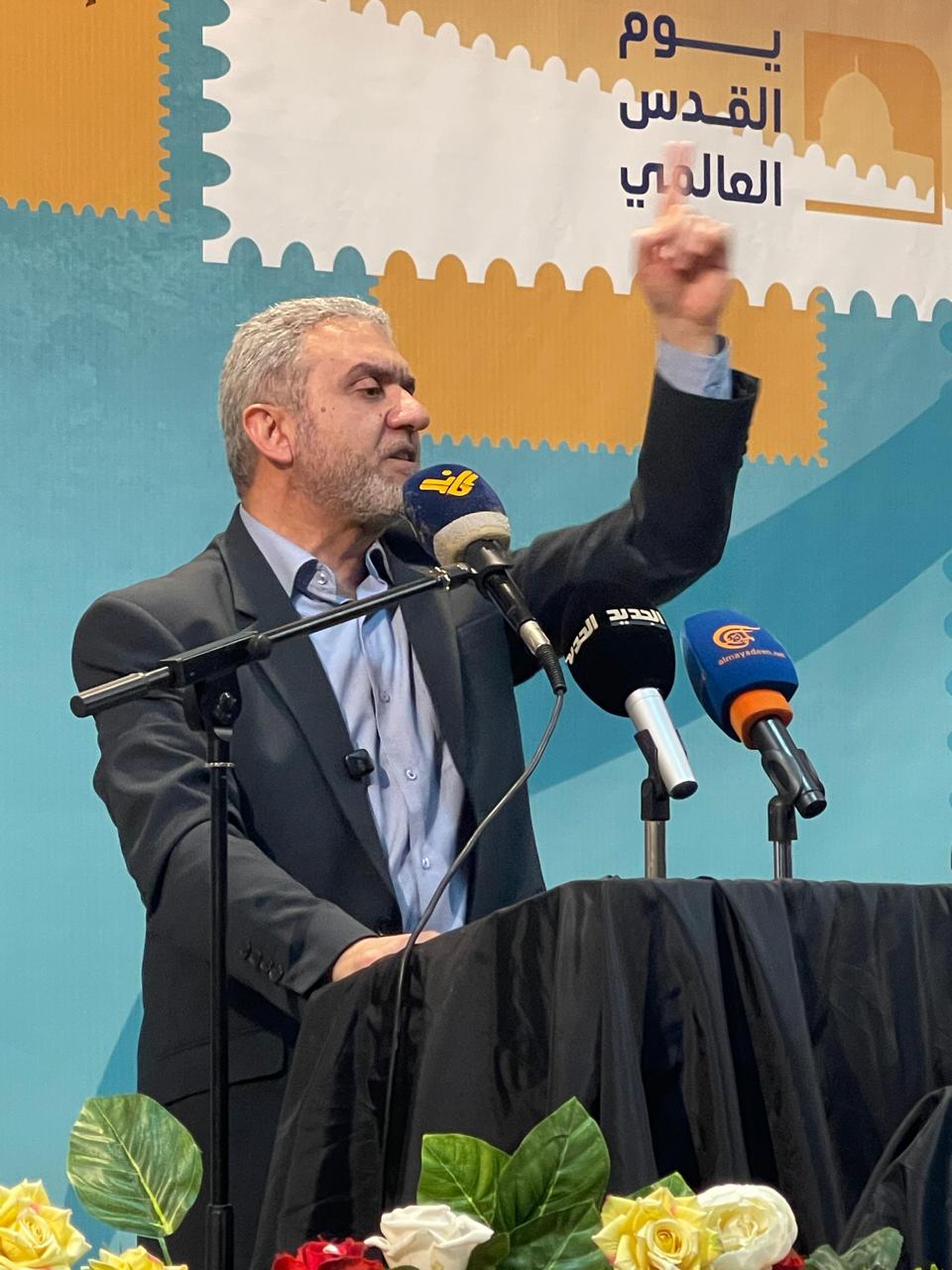 حزب الله أحيا يوم القدس العالمي باحتفال في صيدا برعاية بيرم