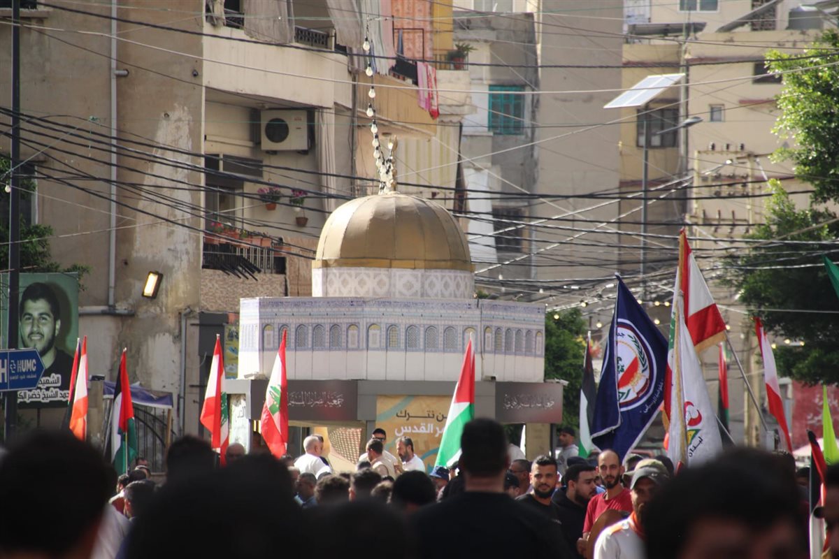 صيدا أحيت يوم القدس العالمي بمسيرة كشفية وشعبية حاشدة