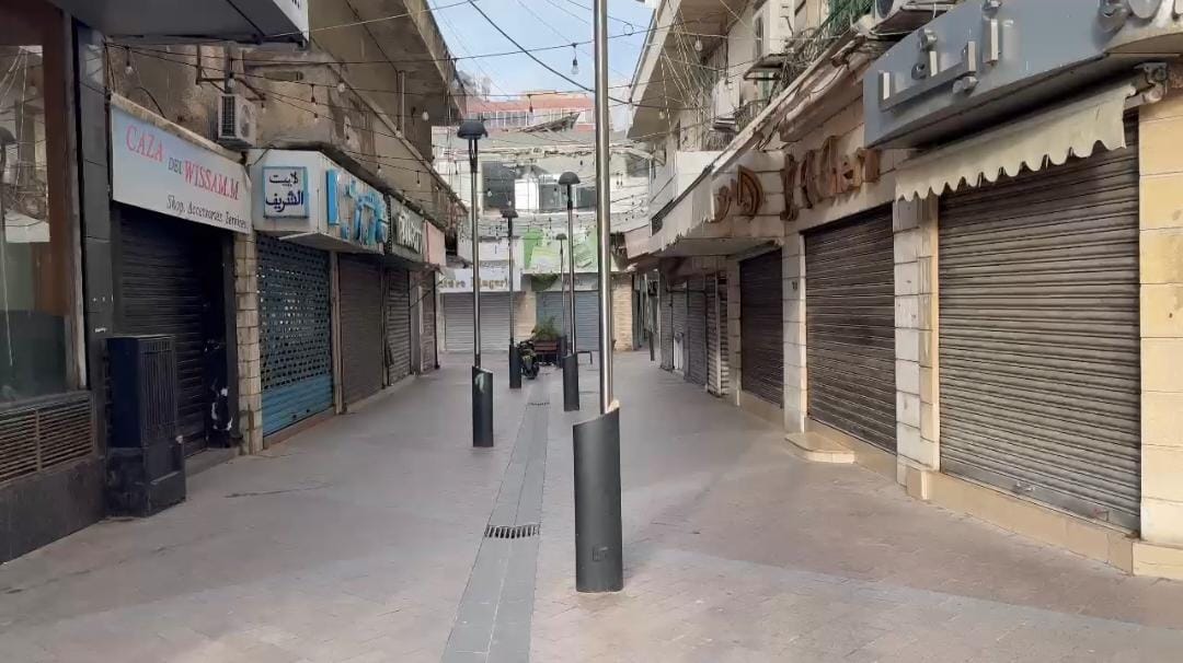 اقفال في صيدا التزاما بالاضراب العام في صرخة وجع وتضامن: غزة ليست وحيدة !