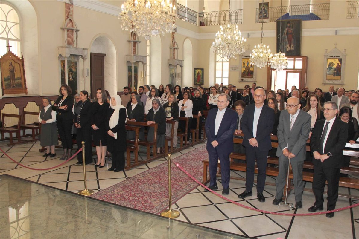 ثانوية راهبات مار يوسف الظهور- صيدا أقامت قداساً لراحة نفس رئيستها السابقة الأم أوجني جنبرت في كنيسة مار نقولا للروم الكاثوليك