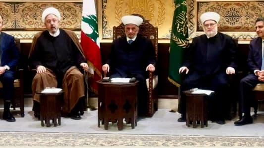 دريان يبحث مع زواره في الأوضاع ويرأس اجتماع مجلس القضاء الشرعي الأعلى