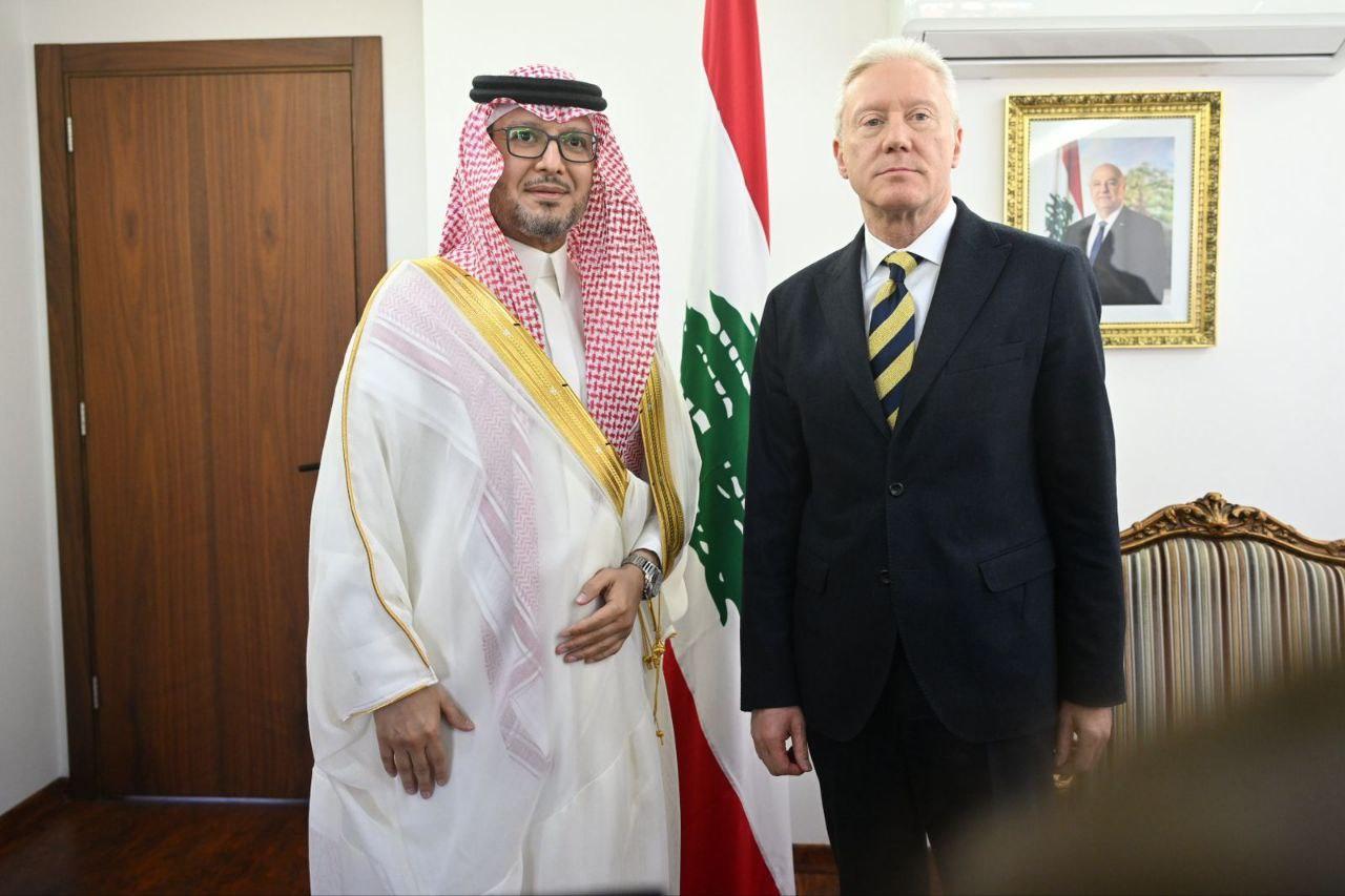 السفير السعودي يزور رجّي في &ldquo;الخارجية&rdquo;