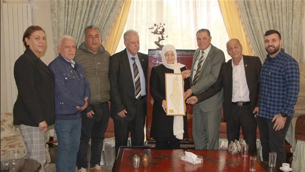 بهية الحريري استقبلت الناطور ووفداً من لجنة العلاقات الوطنية في حركة فتح