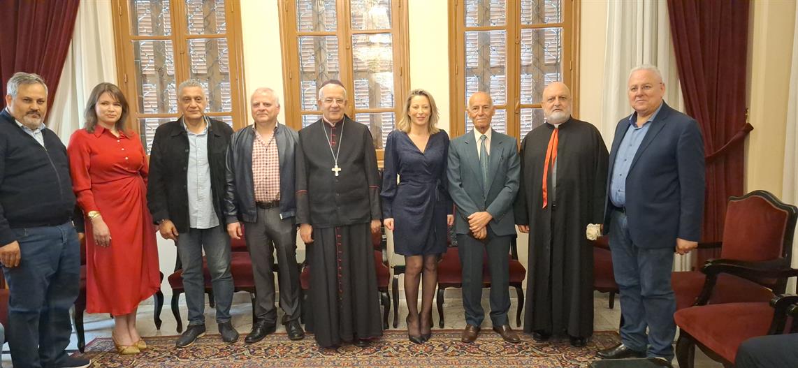 رئيس بلدية صيدا د. حازم بديع زار مطارنة صيدا مهنئا بعيد الفصح المجيد: العيد فسحة فرح وأمل بغد أفضل برغم الظروف الصعبة