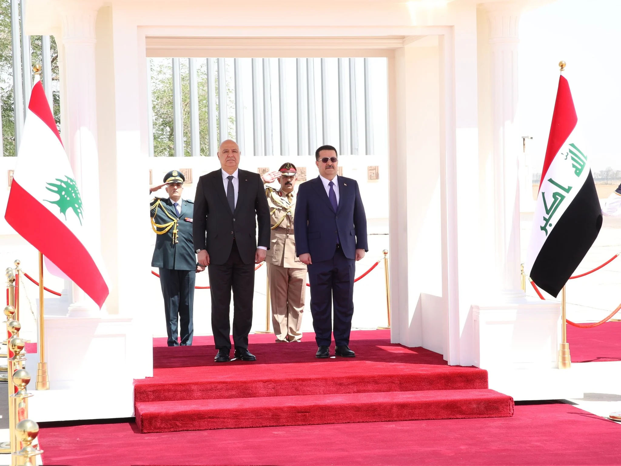 بالفيديو والصور :عون من بغداد: هذه الزيارة تجسّد حرصنا على تطوير العلاقات مع العراق (صور)