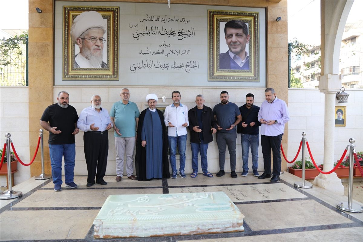 وفد من حزب الله زار أضرحة الشهداء في صيدا والجوار بمناسبة عيد الأضحى المبارك