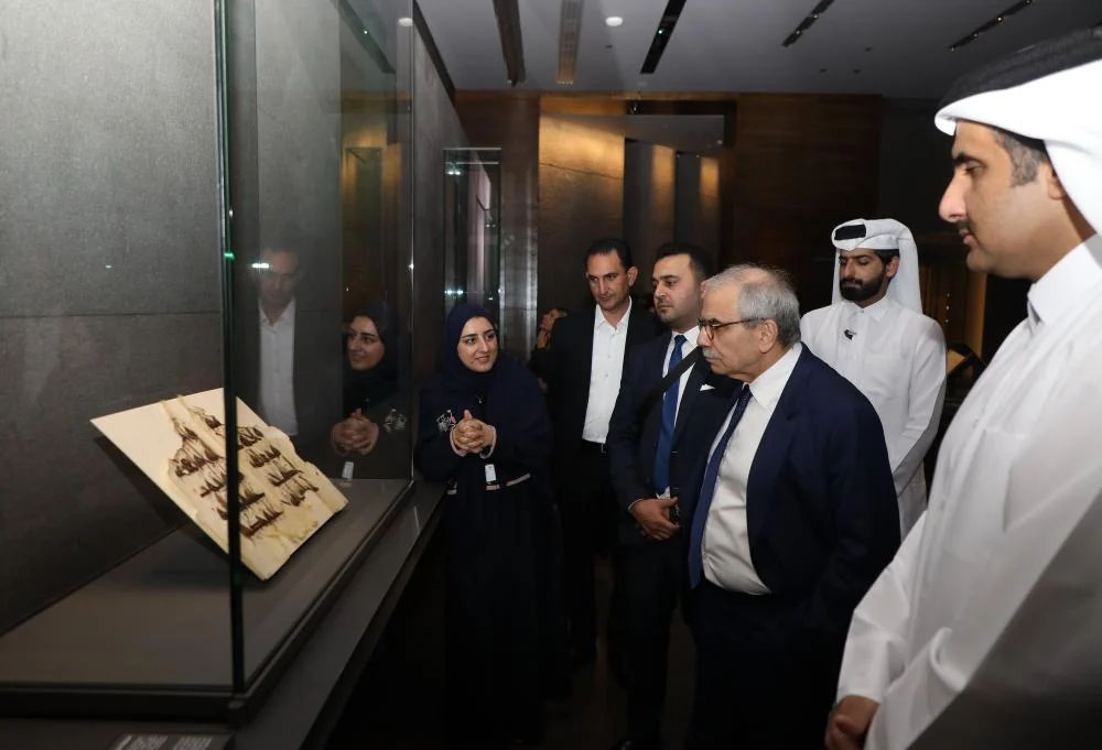 بالصور: سلام يزور متحف الفن الإسلامي في الدوحة