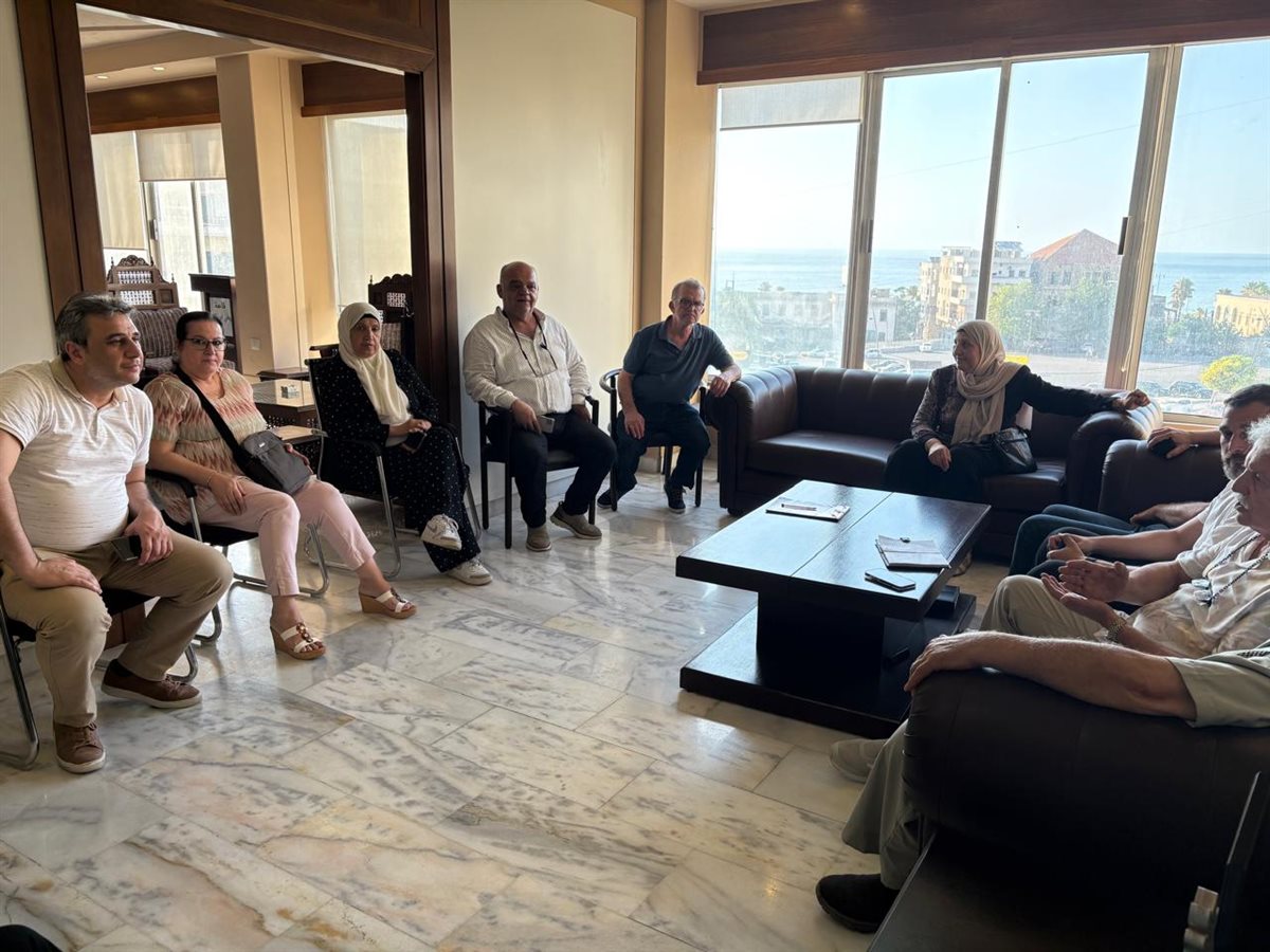 لجنة الأحياء في بلدية صيدا تلتقي ممثلي لجان أحياء ساحة القدس ودلاعة والاسكندراني وزاروب حشيشو