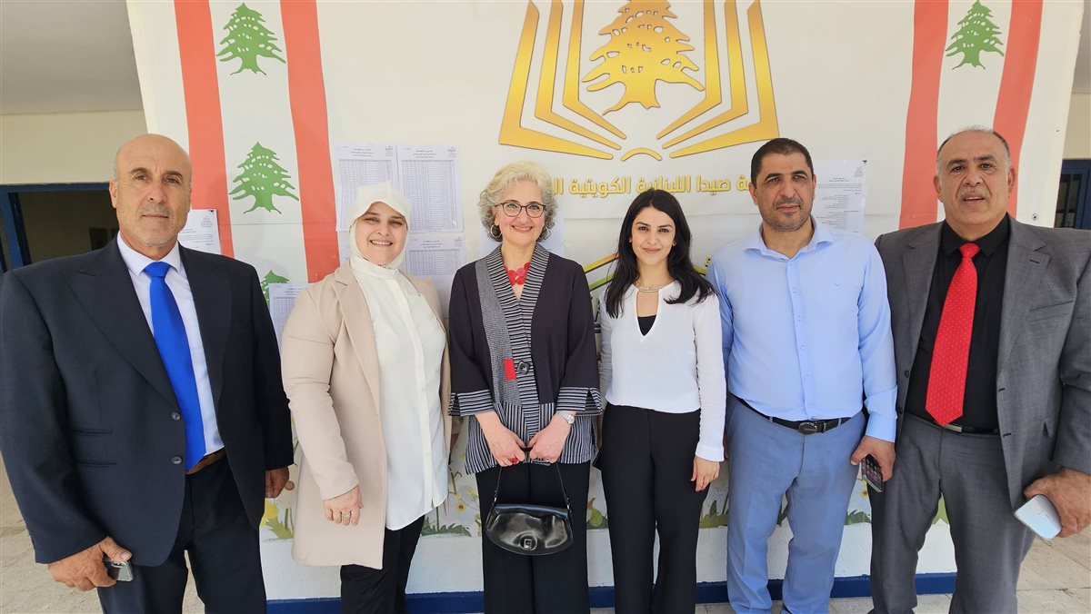 كرامي اختتمت جولتها التفقدية لمراكز امتحانات الشهادة الثانوية في صيدا: لبنان بلد صامد وقوي