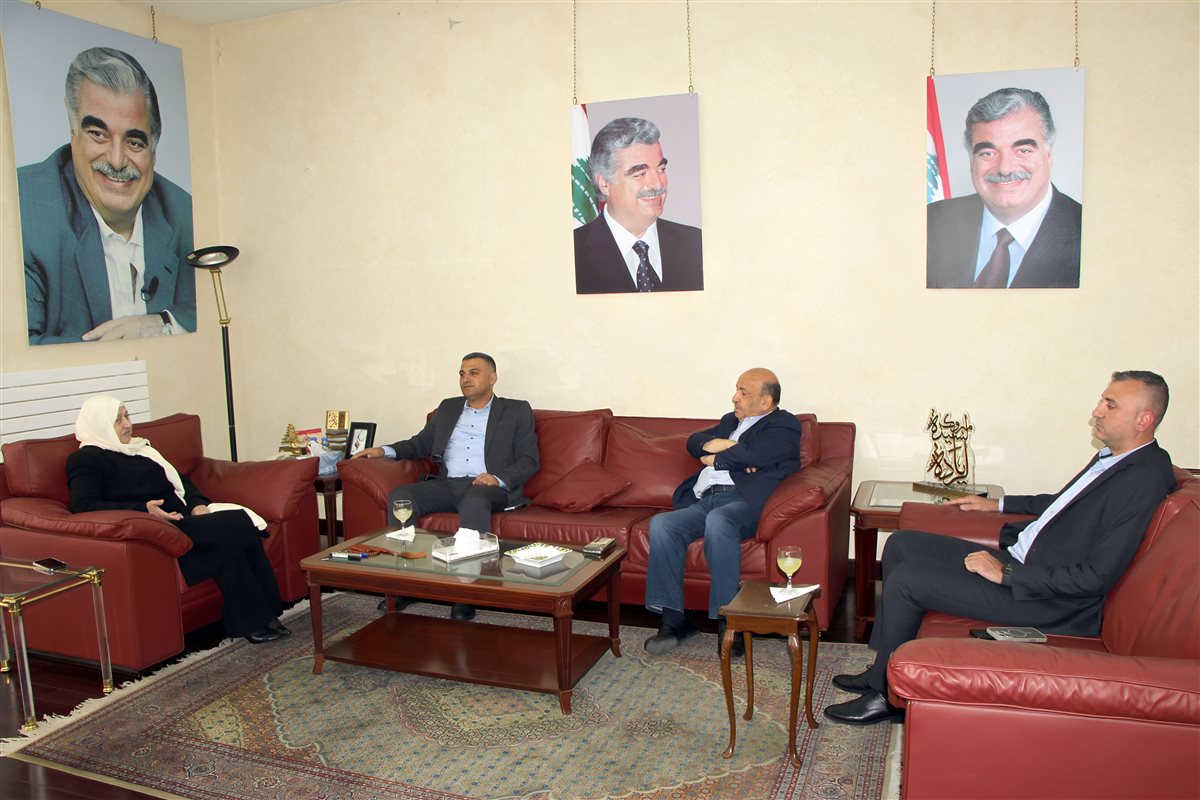 بهية الحريري عرضت الأوضاع الأمنية مع العميد حرب والمقدم الحاج شحادة