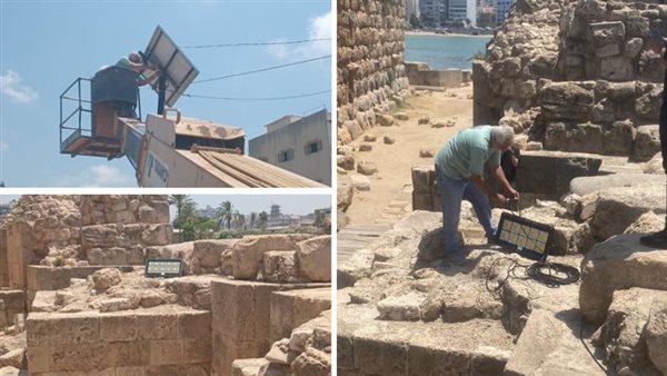 صيدا جمعية محمد زيدان للإنماء في صيدا تضيء القلعة والواجهة البحرية استعدادًا للمهرجانات