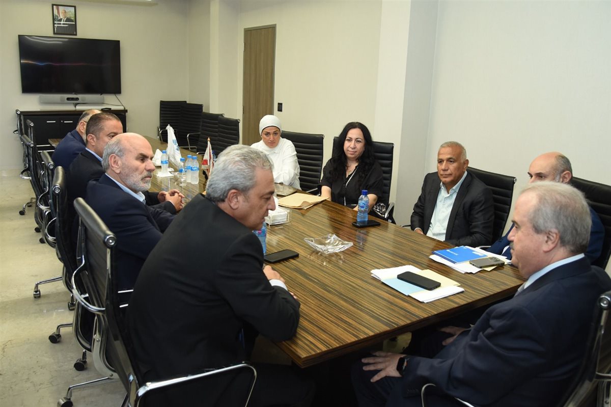 المهندس مصطفى حجازي زار وزير المال الأستاذ ياسين جابر على رأس وفد من إتحاد بلديات صيدا الزهراني