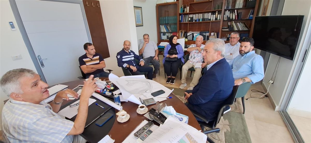 مصطفى حجازي زار رئيس مصلحة الإستثمار في مرفأ صيدا عماد الحاج شحادة على رأس وفد من أعضاء المجلس البلدي