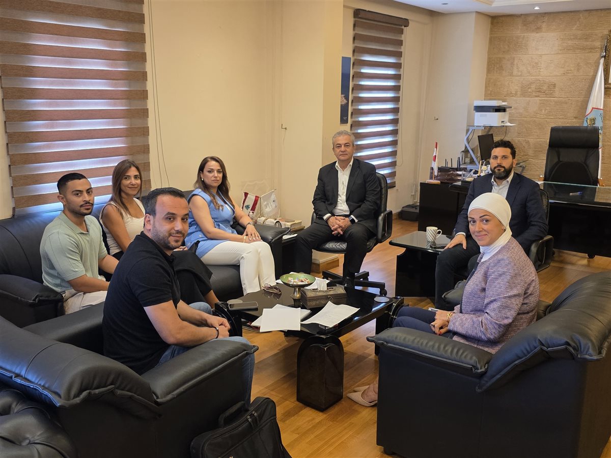 المهندس مصطفى حجازي إلتقى وفدا من UNDP في بلدية صيدا