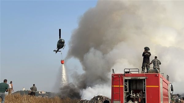 النائب البزري يتابع أعمال مكافحة الحرائق ويشكر قيادة الجيش لتلبية نداء صيدا