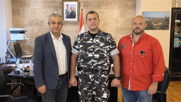 رئيس بلدية صيدا مصطفى حجازي إستقبل آمر مفرزة السير الرائد محمد اليمن والبحث تناول التنسيق في ملاحقة وإزالة المخالفات والحاجة لدعم القوى الأمنية بالعناصر ولوجستيا