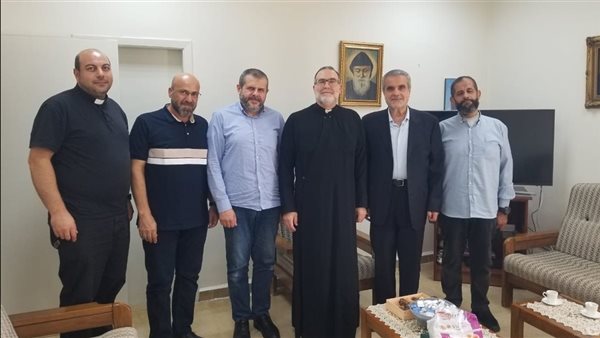 وفد من حزب الله زار رئيس الرهبانية الكاثولكية في دير المخلص في جون