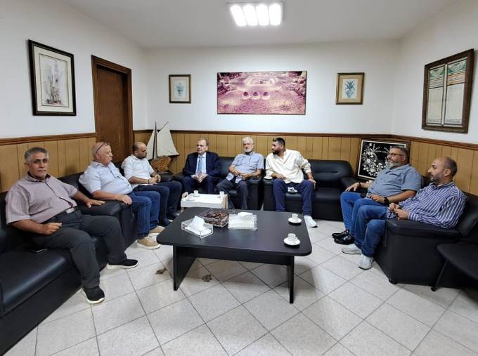 النائب البزري يستقبل الهيئة الإدارية الجديدة لرابطة مخاتير صيدا