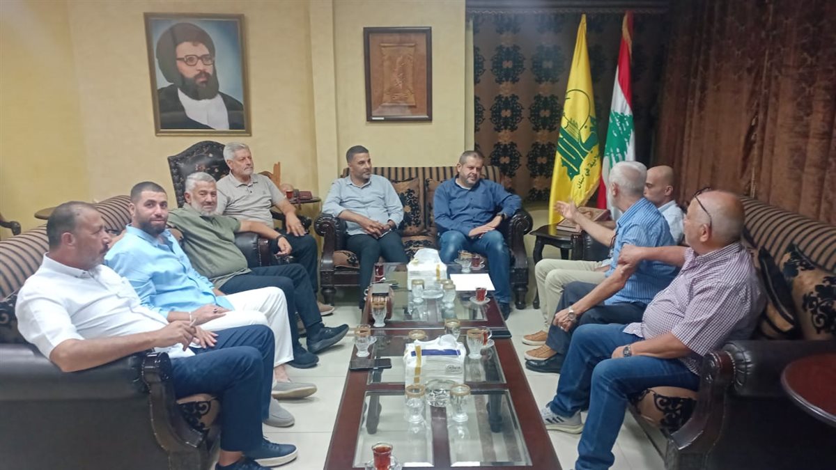 حزب الله إستقبل الهيئة الإداريّة لرابطة مخاتير صيدا